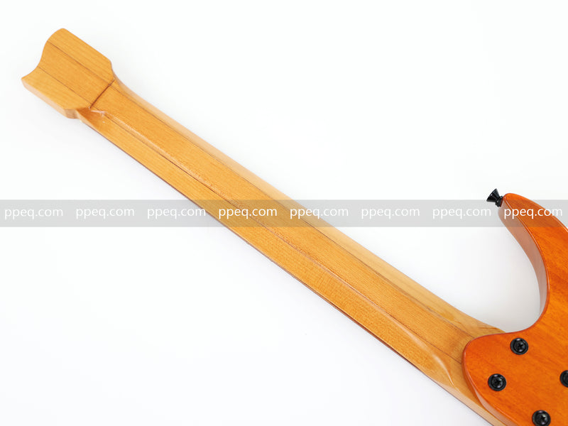 7-String Tapered Neck ResinBurl Body Headless Electric Guitar (PHG-014)