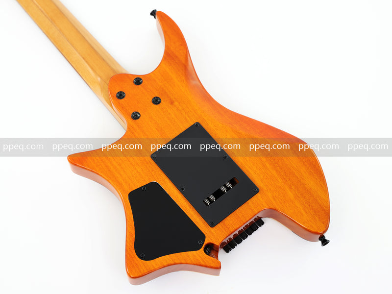 7-String Tapered Neck ResinBurl Body Headless Electric Guitar (PHG-014)