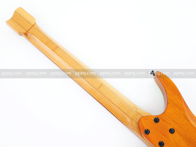 7-String Tapered Neck ResinBurl Body Headless Electric Guitar (PHG-015)