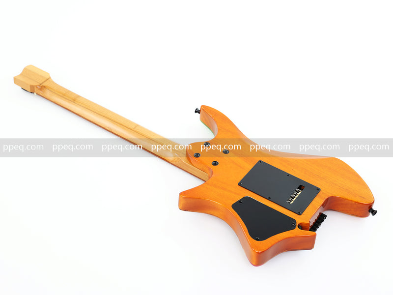 7-String Tapered Neck ResinBurl Body Headless Electric Guitar (PHG-015)