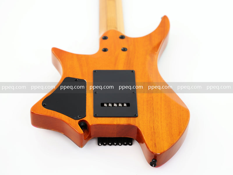 7-String Tapered Neck ResinBurl Body Headless Electric Guitar (PHG-015)