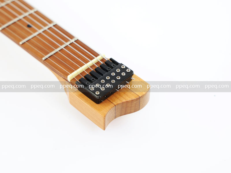 7-String Tapered Neck ResinBurl Body Headless Electric Guitar (PHG-015)