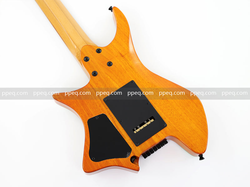 7-String Tapered Neck ResinBurl Body Headless Electric Guitar (PHG-016)