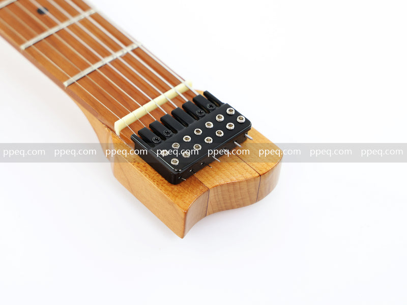7-String Tapered Neck ResinBurl Body Headless Electric Guitar (PHG-016)