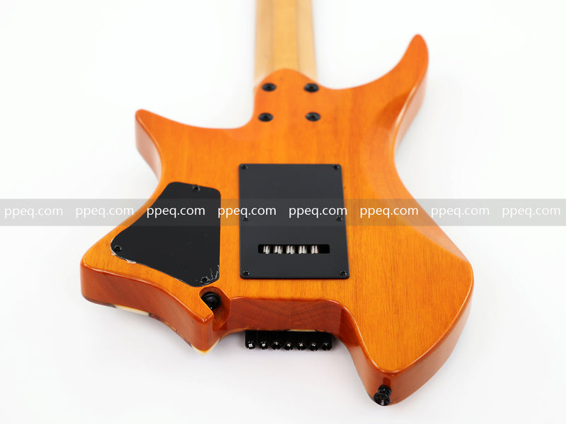 7-String Tapered Neck ResinBurl Body Headless Electric Guitar (PHG-017)