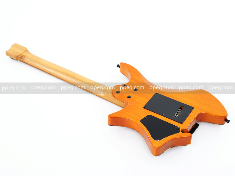 7-String Tapered Neck ResinBurl Body Headless Electric Guitar (PHG-017)