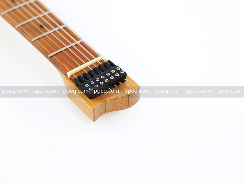 7-String Tapered Neck ResinBurl Body Headless Electric Guitar (PHG-017)