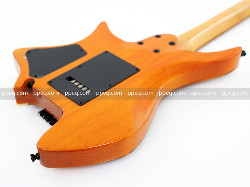 7-String Tapered Neck ResinBurl Body Headless Electric Guitar (PHG-017)