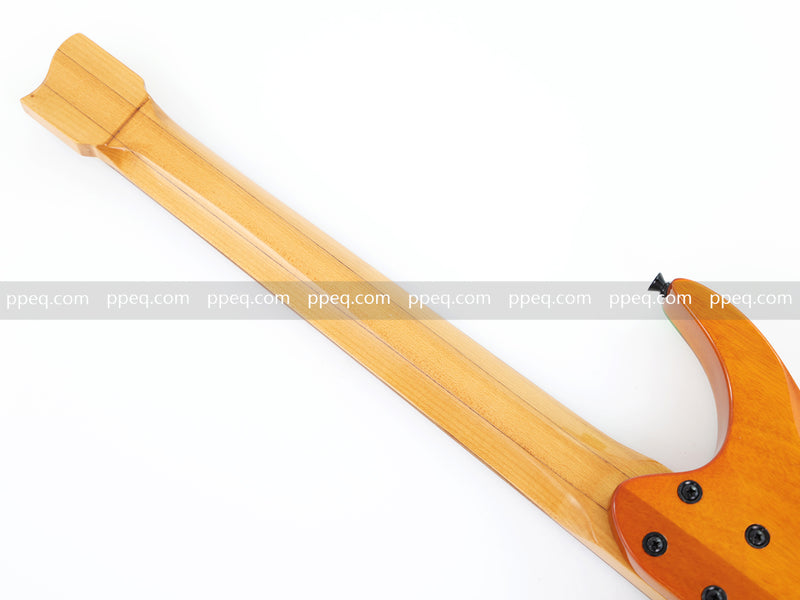 7-String Tapered Neck ResinBurl Body Headless Electric Guitar (PHG-018)