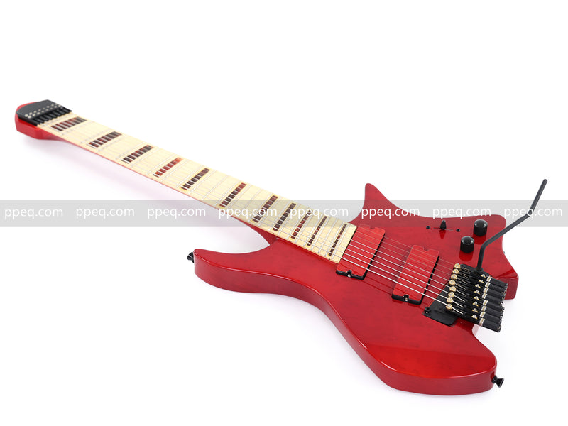 8-String Multi-Scale Neck-Through Body Headless Electric Guitar (11092, Limited Edition)