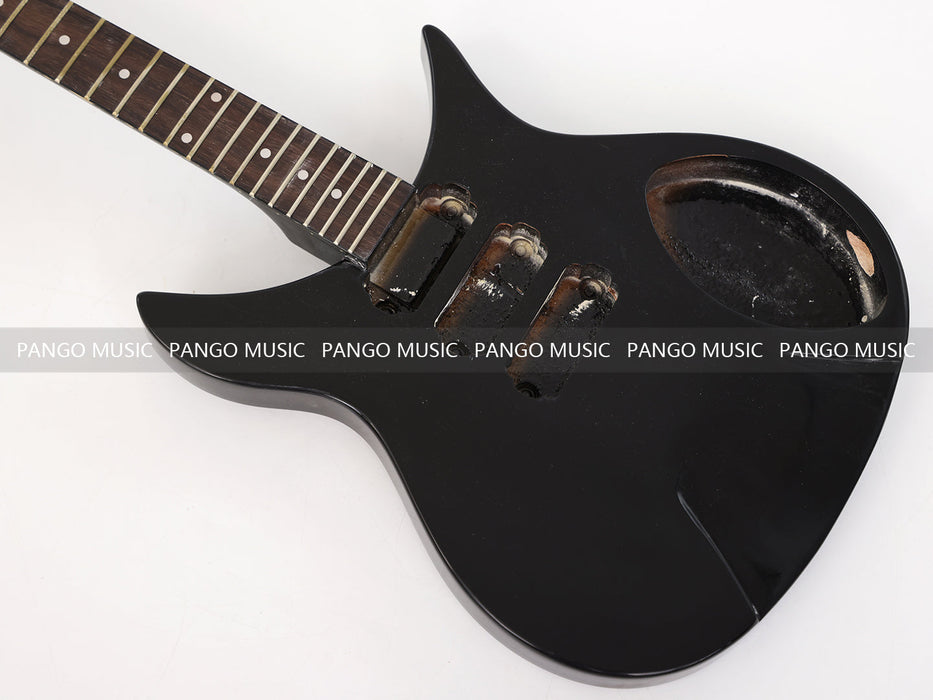 PANGO MUSIC All Black Electric Guitar with No Hardware (GKS-134)