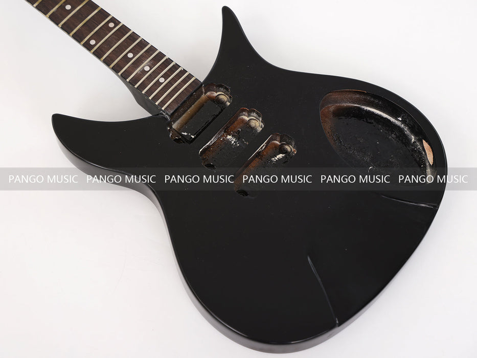 PANGO MUSIC All Black Electric Guitar with No Hardware (GKS-134)