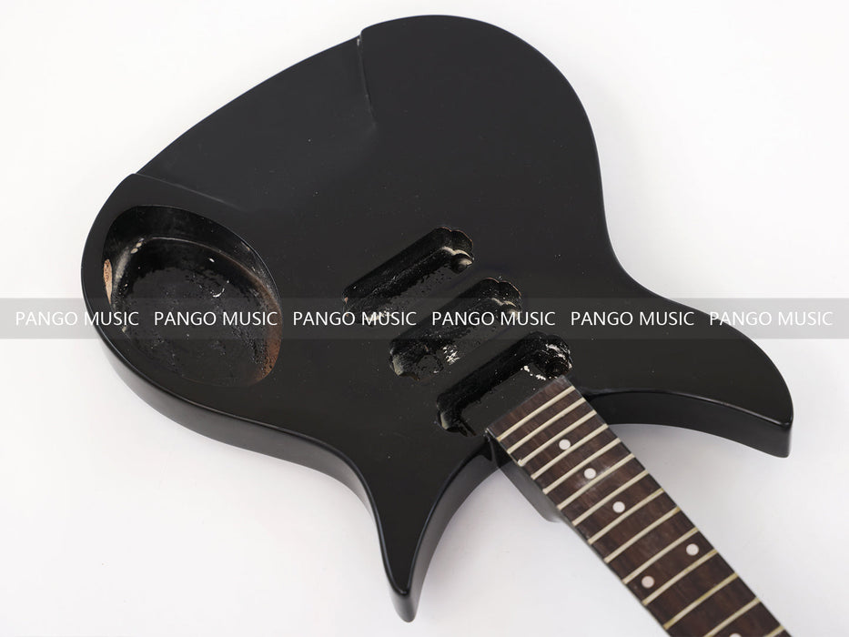 PANGO MUSIC All Black Electric Guitar with No Hardware (GKS-134)