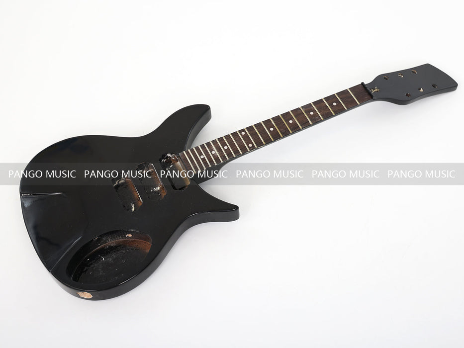 PANGO MUSIC All Black Electric Guitar with No Hardware (GKS-134)