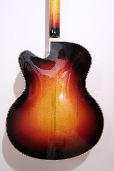 All Handcraft Sunset Color Hollow Body Archtop Electric Jazz Guitar (PYZ-1829)