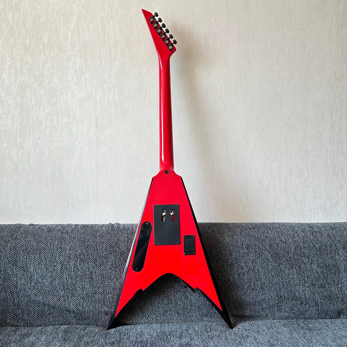 All Red Color Electric Guitar with Active Pickups (GKS-005)