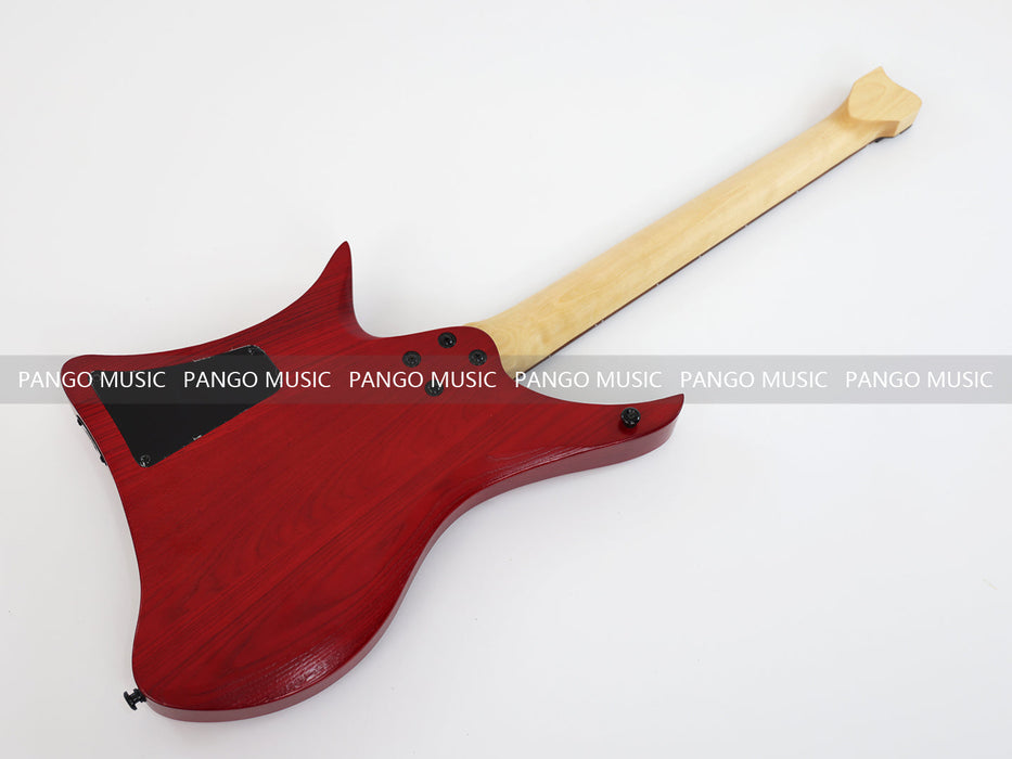 Ash Wood Body Headless Style Electric Guitar (PJX-523)