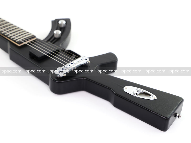 Black AK-47 Gun Shaped Electric Guitar (PQX-125)