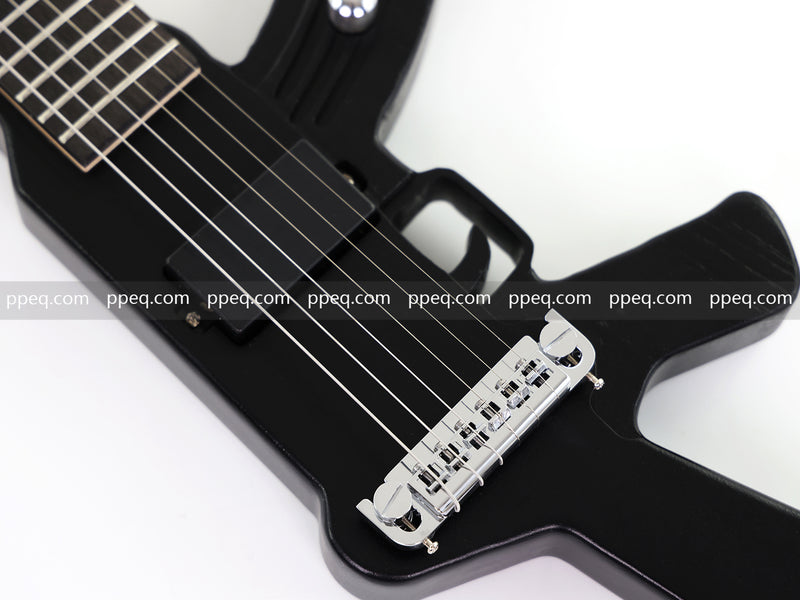 Black AK-47 Gun Shaped Electric Guitar (PQX-125)