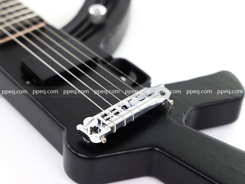 Black AK-47 Gun Shaped Electric Guitar (PQX-125)