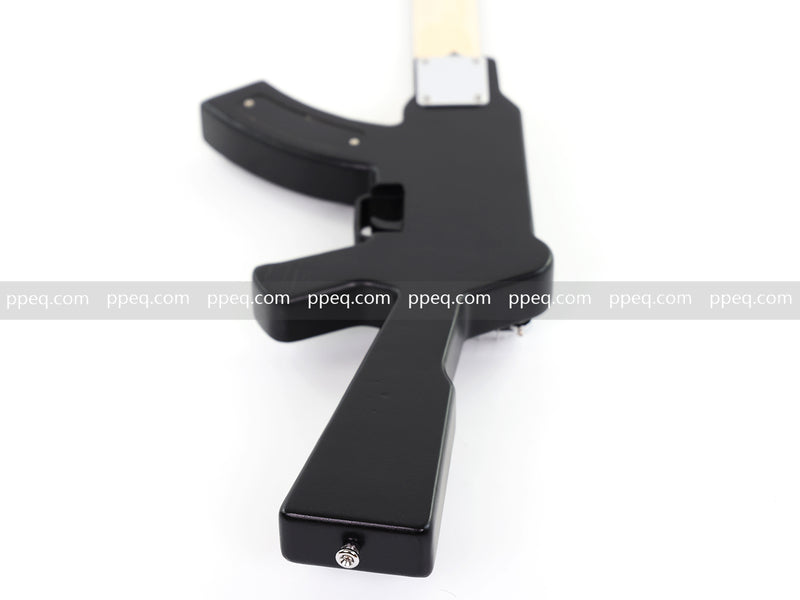 Black AK-47 Gun Shaped Electric Guitar (PQX-125)