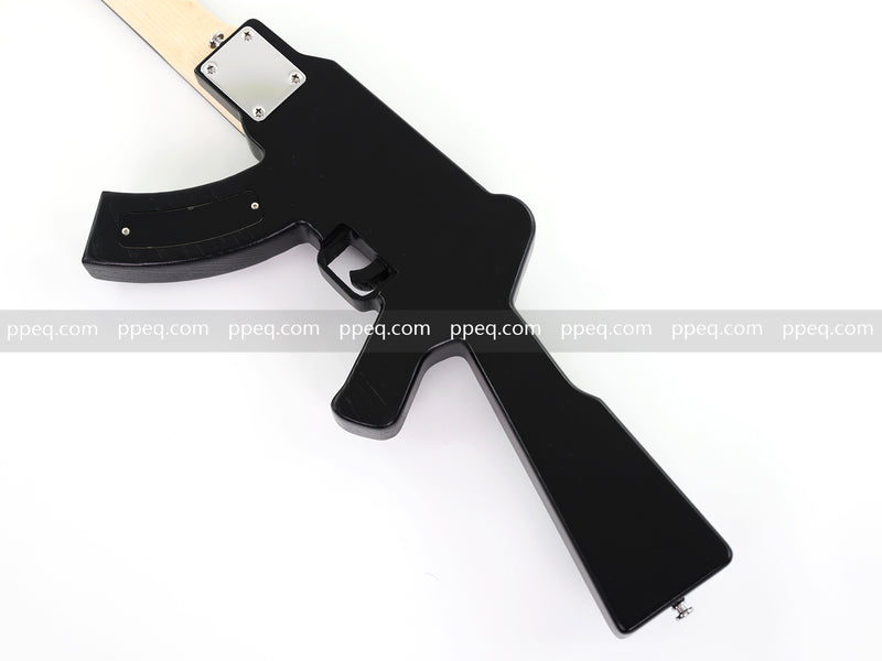 Black AK-47 Gun Shaped Electric Guitar (PQX-125)