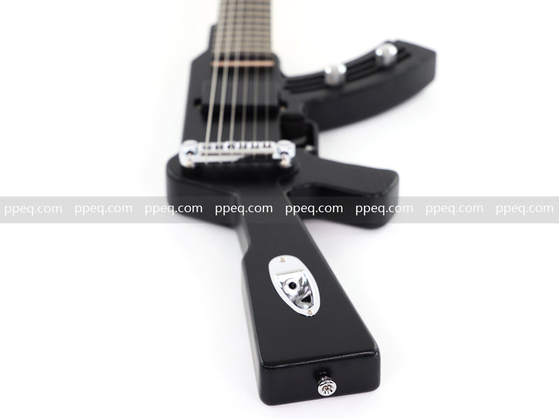 Black AK-47 Gun Shaped Electric Guitar (PQX-125)