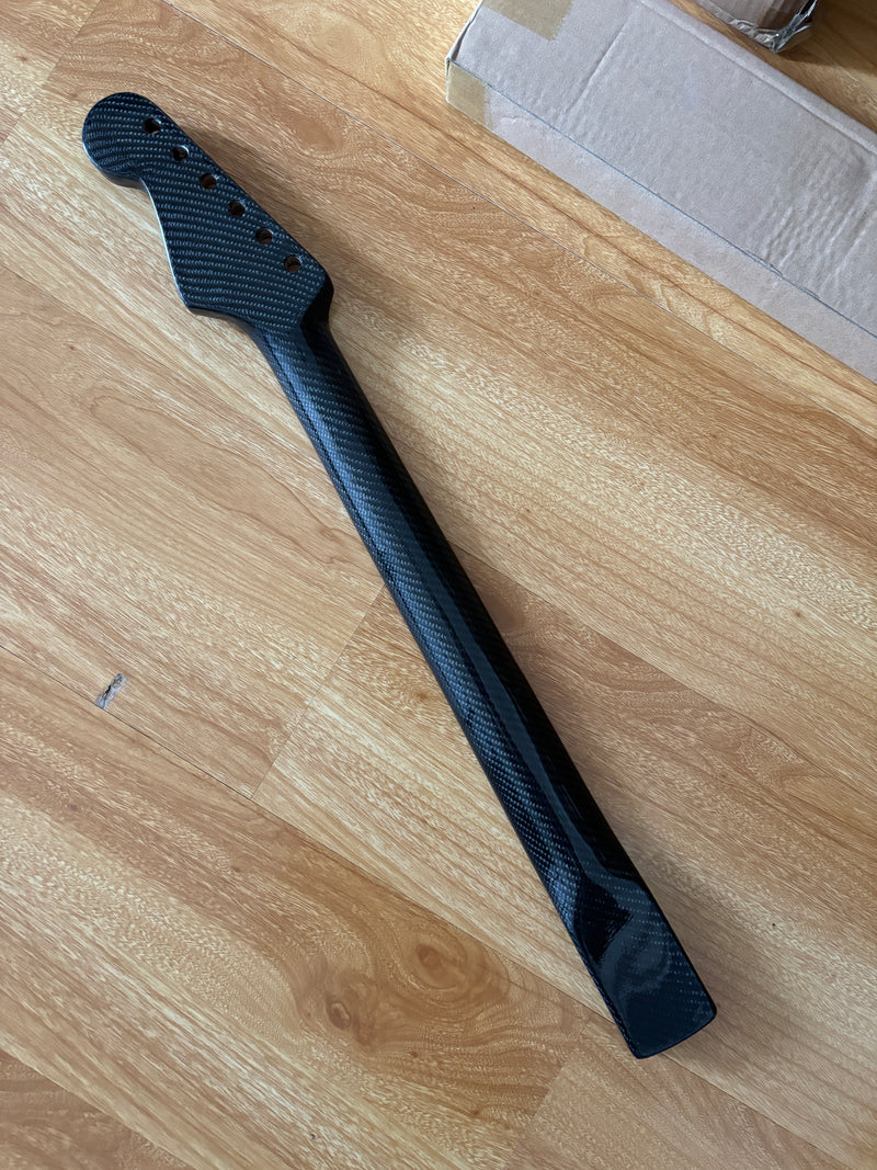 Carbon Fiber Reinforced ST-Style Electric Guitar Neck (2027-01)