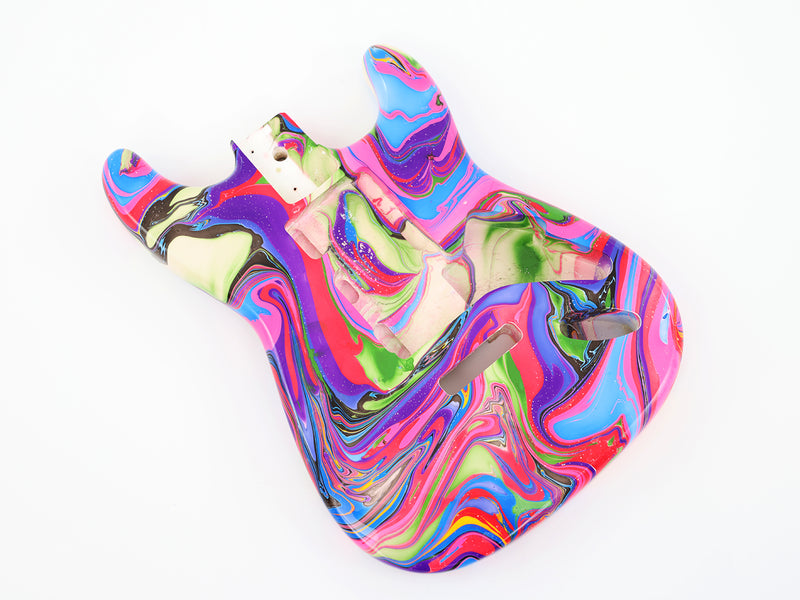 Chromatic Torrent Series Fluid Finish ST-Style DIY Electric Guitar Body (STB-007)