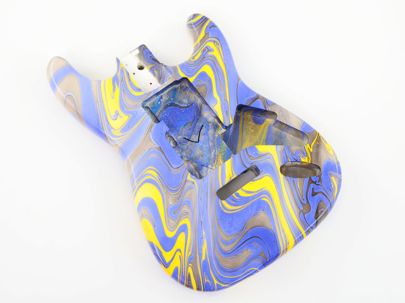 Chromatic Torrent Series Fluid Finish ST-Style DIY Electric Guitar Body (STB-008)