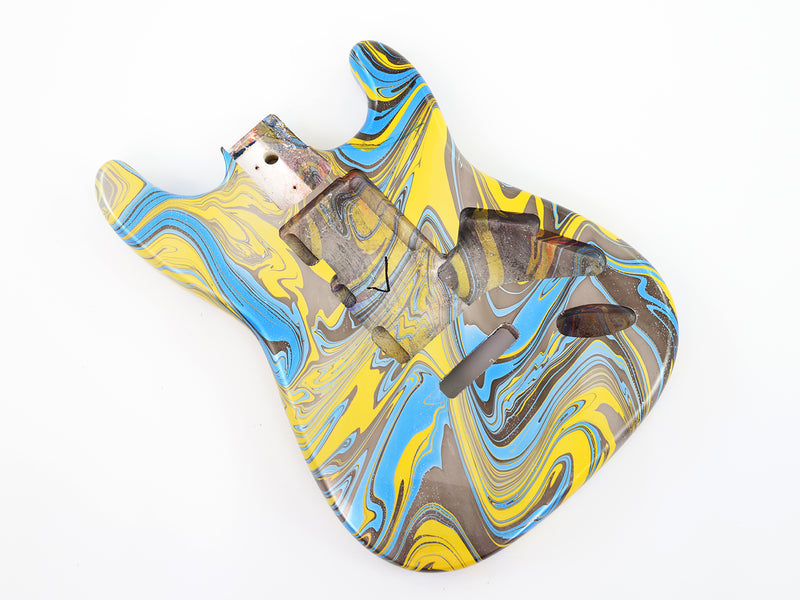 Chromatic Torrent Series Fluid Finish ST-Style DIY Electric Guitar Body (STB-010)