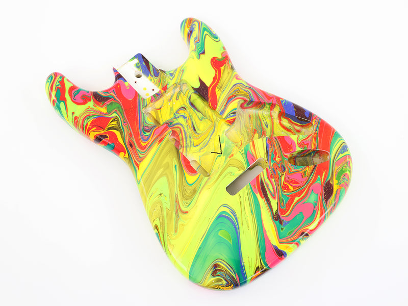 Chromatic Torrent Series Fluid Finish ST-Style DIY Electric Guitar Body (STB-018)