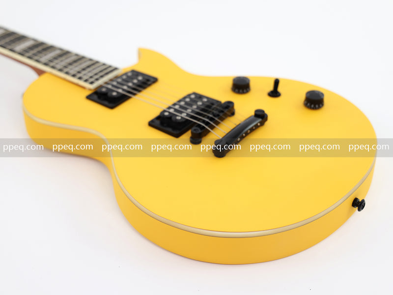 Classic LP Style Single-Cutaway Electric Guitar with Bright TV Yellow Finish (YMZ-258)