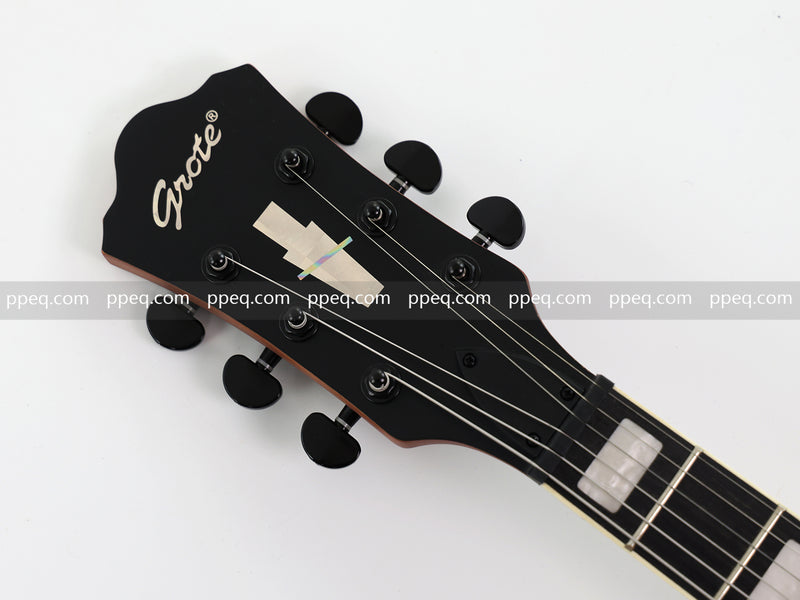 Classic LP Style Single-Cutaway Electric Guitar with Bright TV Yellow Finish (YMZ-258)