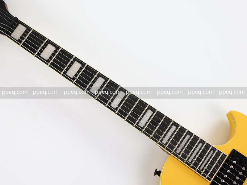 Classic LP Style Single-Cutaway Electric Guitar with Bright TV Yellow Finish (YMZ-258)