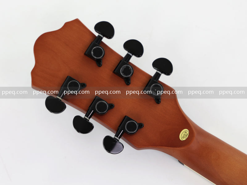 Classic LP Style Single-Cutaway Electric Guitar with Bright TV Yellow Finish (YMZ-258)