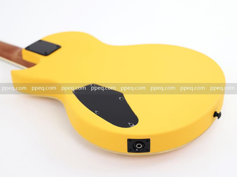 Classic LP Style Single-Cutaway Electric Guitar with Bright TV Yellow Finish (YMZ-258)