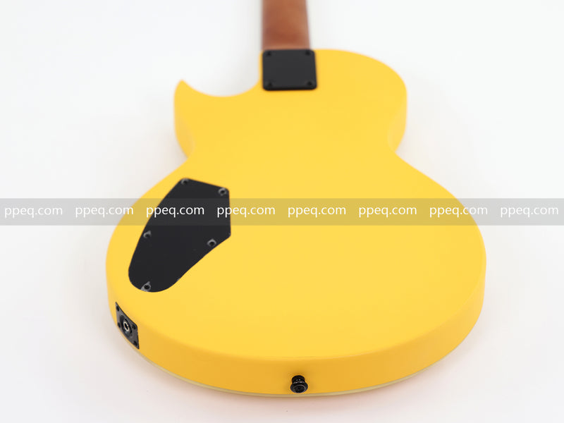 Classic LP Style Single-Cutaway Electric Guitar with Bright TV Yellow Finish (YMZ-258)