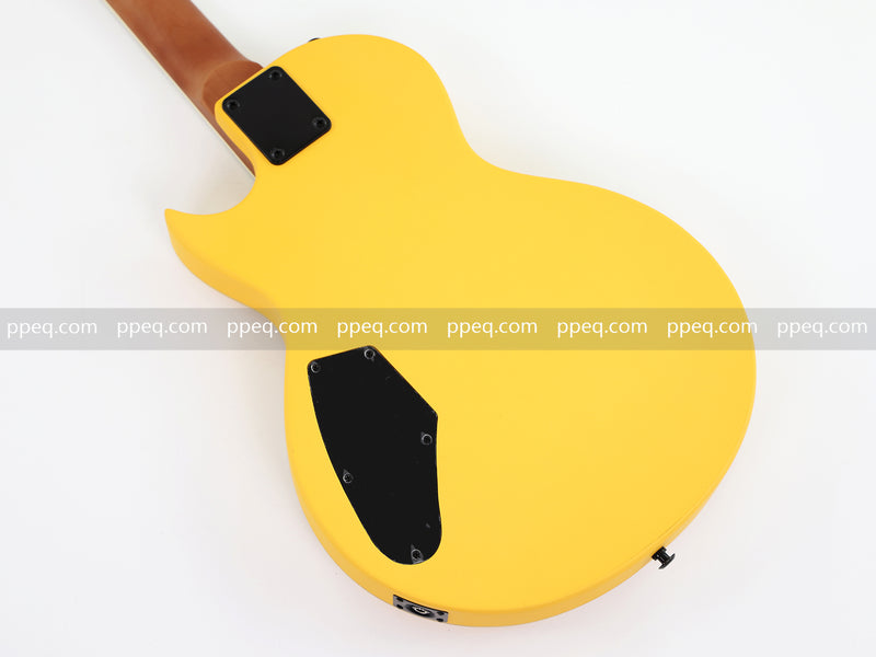 Classic LP Style Single-Cutaway Electric Guitar with Bright TV Yellow Finish (YMZ-258)
