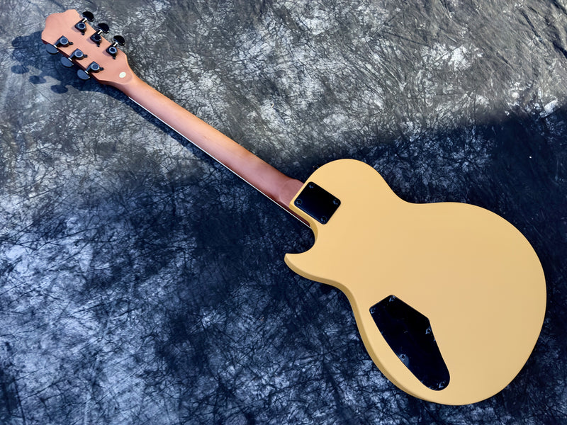 Classic LP Style Single-Cutaway Electric Guitar with Bright TV Yellow Finish (YMZ-258X)