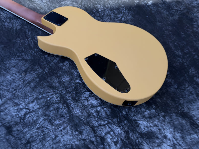 Classic LP Style Single-Cutaway Electric Guitar with Bright TV Yellow Finish (YMZ-258X)