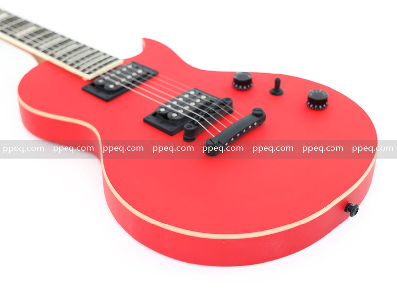 Classic LP Style Single-Cutaway Electric Guitar with Matte Bright Red Finish (YMZ-260)