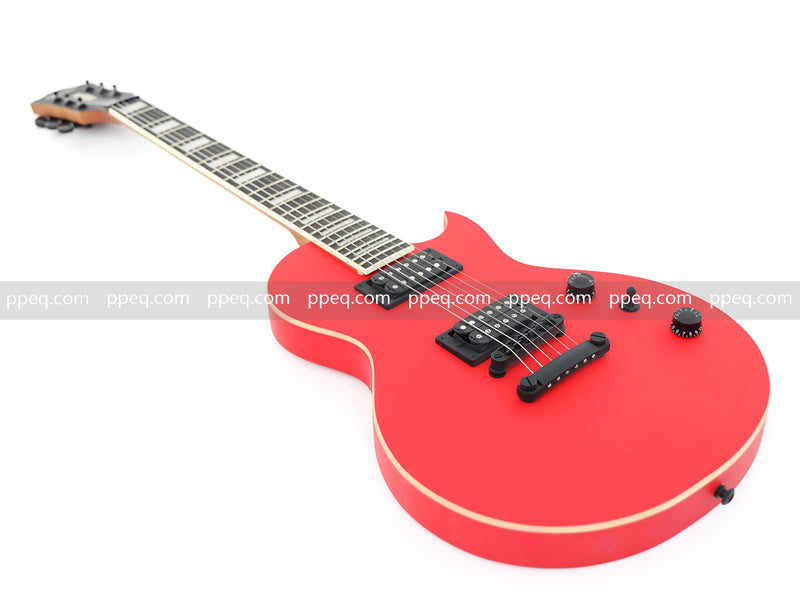 Classic LP Style Single-Cutaway Electric Guitar with Matte Bright Red Finish (YMZ-260)