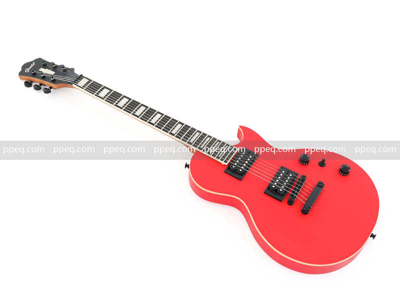 Classic LP Style Single-Cutaway Electric Guitar with Matte Bright Red Finish (YMZ-260)