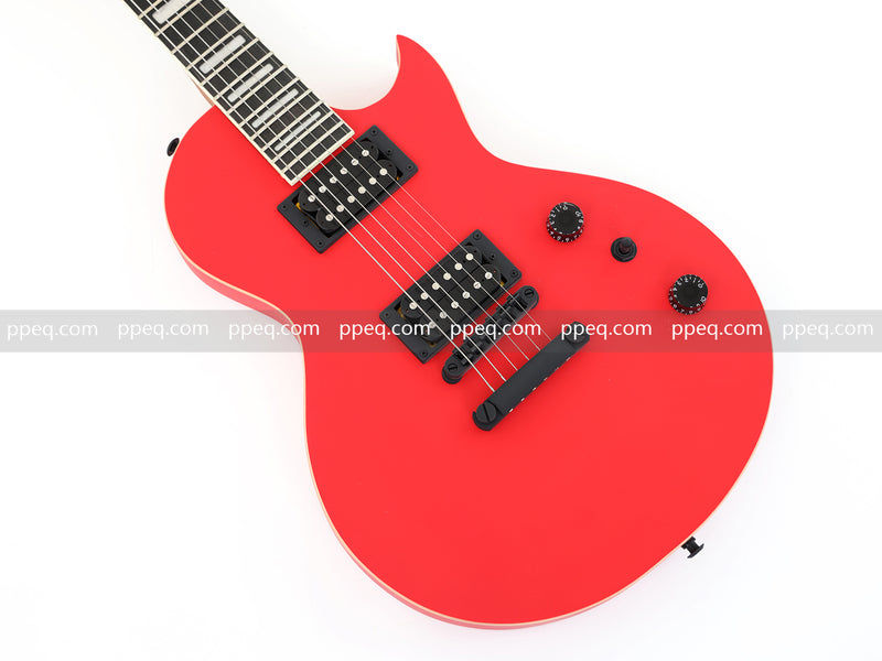 Classic LP Style Single-Cutaway Electric Guitar with Matte Bright Red Finish (YMZ-260)