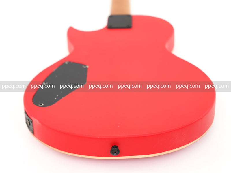 Classic LP Style Single-Cutaway Electric Guitar with Matte Bright Red Finish (YMZ-260)