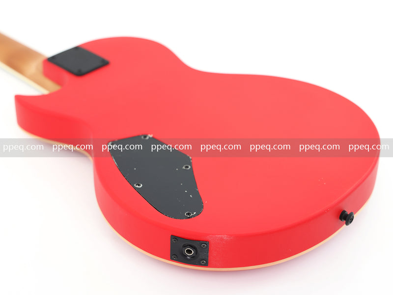 Classic LP Style Single-Cutaway Electric Guitar with Matte Bright Red Finish (YMZ-260)