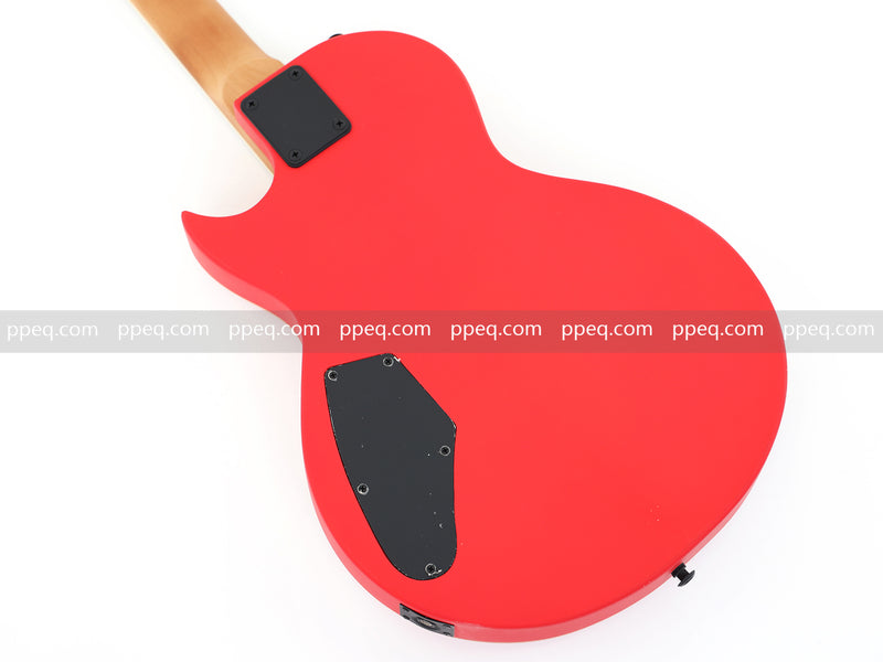 Classic LP Style Single-Cutaway Electric Guitar with Matte Bright Red Finish (YMZ-260)