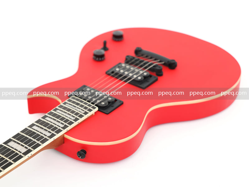 Classic LP Style Single-Cutaway Electric Guitar with Matte Bright Red Finish (YMZ-260)