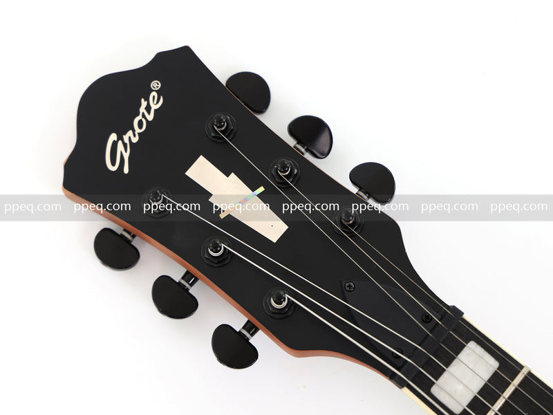 Classic LP Style Single-Cutaway Electric Guitar with Sonic Blue Finish (YMZ-259)